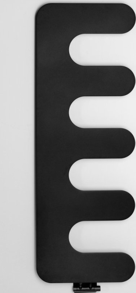 Sapho EVOLLA otopné těleso 490x1390 mm, černá mat MI1400