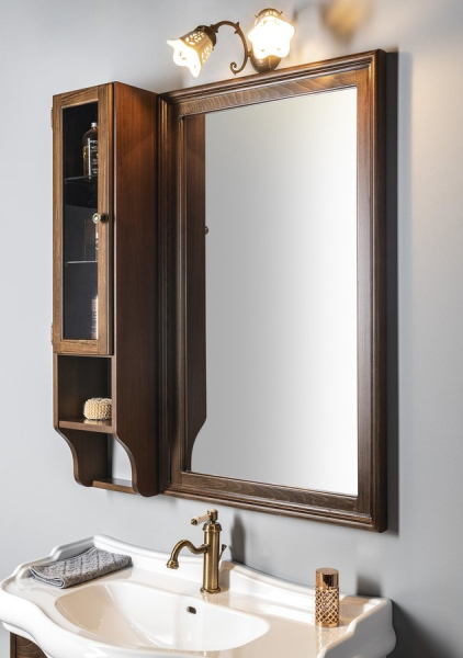 Sapho RETRO zrcadlo v dřevěném rámu 70x115cm, buk 1680