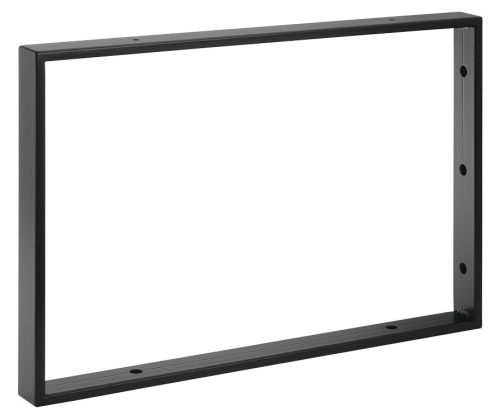 Sapho Podpěrná konzole 490x330x40mm, lakovaná ocel, černá mat, 1 ks 30370