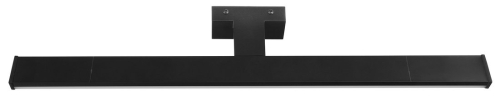 Sapho CHICAGO XL LED svítidlo, 600x120mm, 12W, 230V, IP44, plast, černá mat AU470