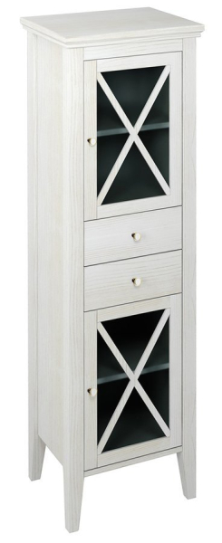 Sapho CROSS skříňka vysoká 49x170x39cm, pravá, starobílá CR213