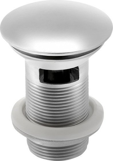 Sapho MINIMAL umyvadlová výpust 5/4“, click-clack, velká krytka, nerez mat MI057