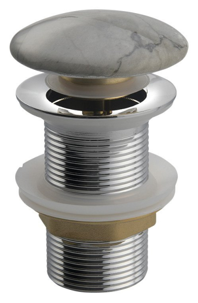 Sapho DALMA umyvadlová výpust 5/4“, click-clack, grigio MM713