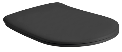 Kerasan NOLITA WC sedátko, SLIM, Soft Close, černá mat 539131
