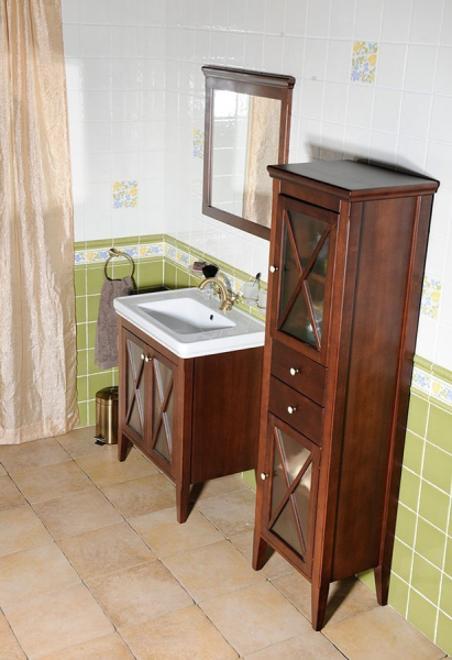 Sapho Koupelnový set CROSS 75, buk KSET-014