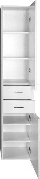 Aqualine ZOJA/KERAMIA FRESH skříňka vysoká 35x184x29cm, bílá 51220