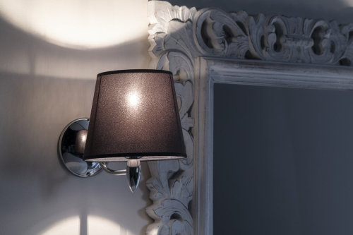 Sapho HANBO nástěnné svítidlo E27, 60W, 230V, chrom AU526
