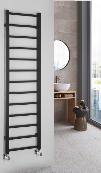Sapho METRO LIGHT otopné těleso 400x1500 mm, černá mat IR447TB