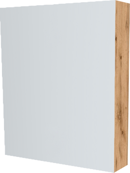Mereo Koupelnová skříňka zrcadlová 60 cm, galerka, 1x dvířka levá, Multidecor, Dub Wotan CN798G61DWOT