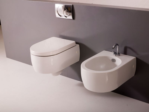 Kerasan FLO bidet závěsný 36, 5x50cm, bílá 312501