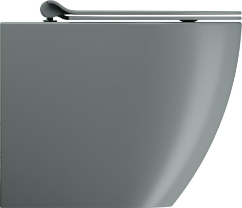 GSI PURA WC mísa stojící, Swirlflush, 36x55cm, spodní/zadní odpad, agave dual-mat 880304