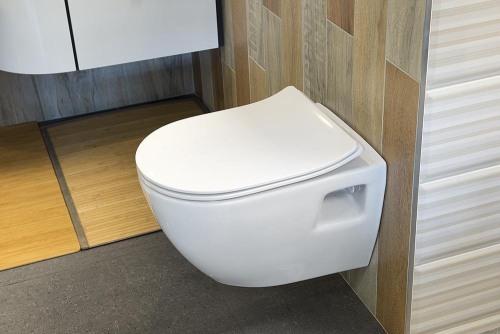 Sapho EDITA WC sedátko, SLIM, Soft Close, Easy Take, bílá 1703-458