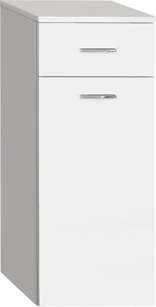 Aqualine ZOJA/KERAMIA FRESH skříňka spodní s košem 35x78x29cm, bílá 50261