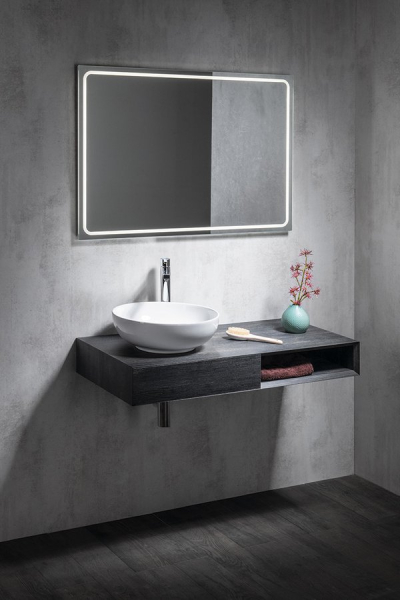 Sapho GEMINI zrcadlo s LED osvětlením 100x70cm GM100