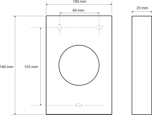 Sapho Zásobník hygienických sáčků HygBag 100x140x25mm, nerez mat XP044