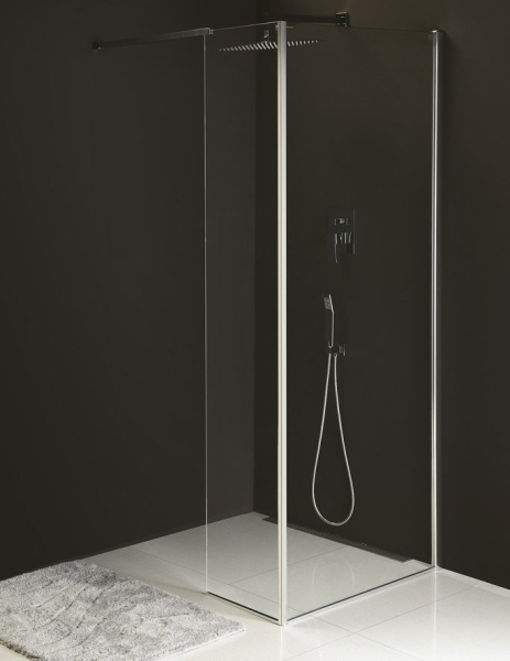 Polysan MODULAR SHOWER pevný panel k instalaci na stěnu modulu MS2, 1200 mm, pravý MS2B-120R
