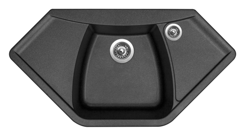 Granitový dřez Sinks NAIKY 980 Metalblack + Vitalia GR G17574