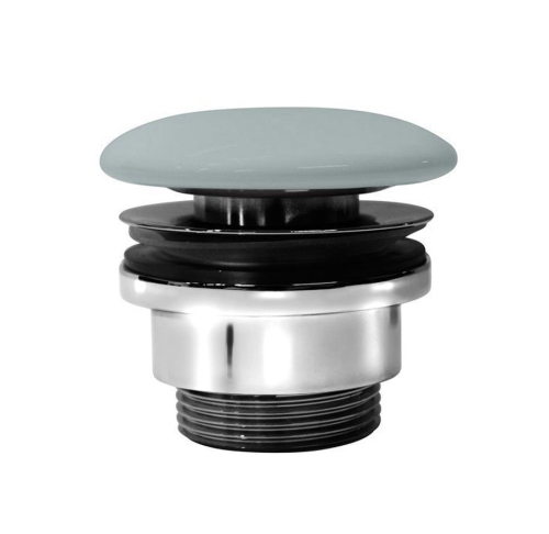 GSI GSI umyvadlová výpust 5/4“, neuzavíratelná, keramická zátka, 5-65mm, ghiaccio mat PVC15