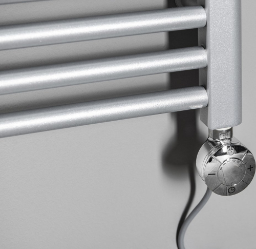 Aqualine Topná tyč s termostatem, rovný kabel, 600 W, chrom LT67446
