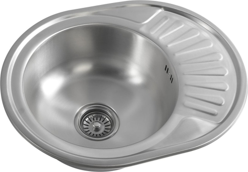 Aqualine Nerezový vestavný dřez s odkapem 57x18x45cm AQ5745B