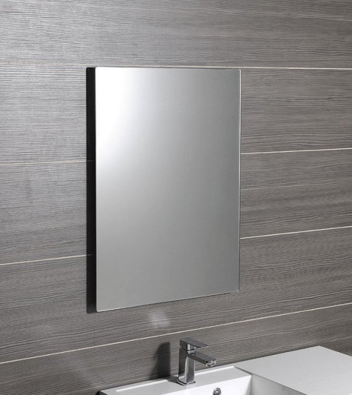 Sapho PLAIN zrcadlo s broušenou hranou 60x90cm, zakulacené rohy, CU free 1501-28