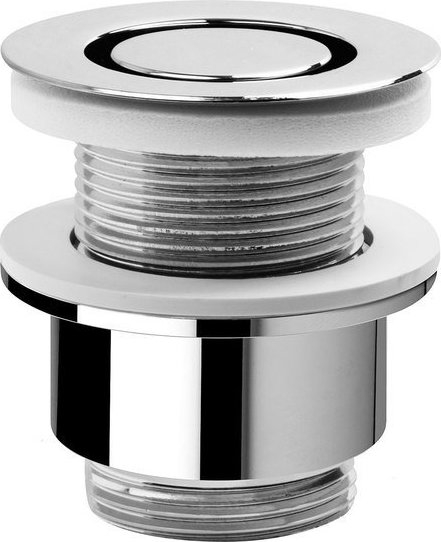 Omp Tea Umyvadlová výpust 5/4“, neuzavíratelná, design zátka, 30-45mm, chrom 147.545.5