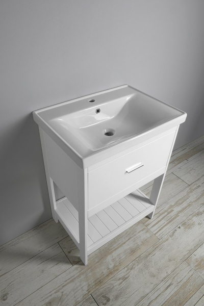 Aqualine ETIDE umyvadlová skříňka 61, 5x85x44 cm, bílá mat ET615