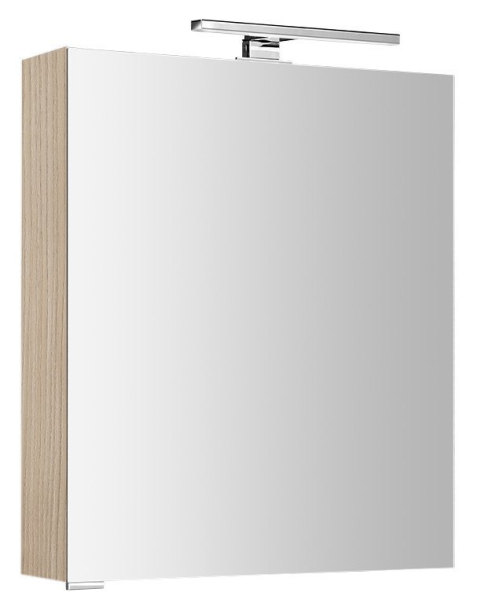 Sapho MIRRÓ galerka s LED osvětlením, 60x70x16cm, levá/pravá, jilm bardini MC060-0013
