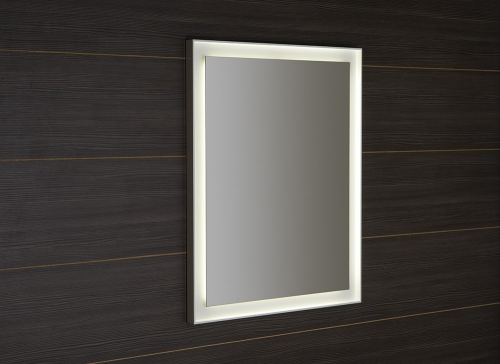 Sapho FLUT zrcadlo s LED podsvícením 90x70cm, bílá FT090