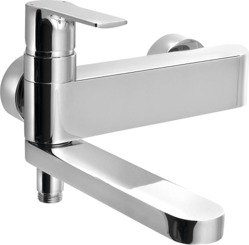 Sapho PAX nástěnná vanová baterie, otočné ramínko, chrom XA101