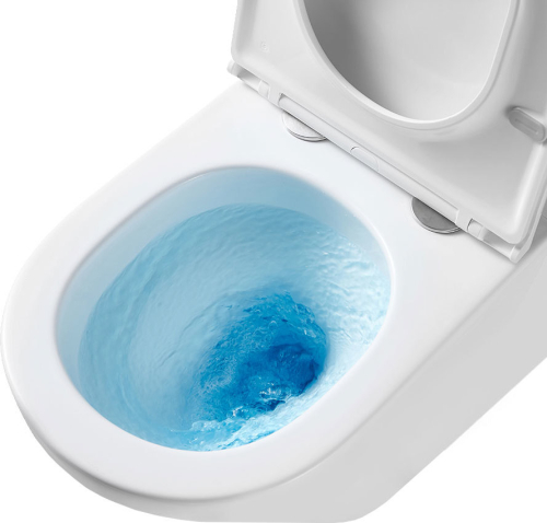 Mereo WC kombi, vario odpad, kapotované, Smart Flush RIMLESS, keramické, vč. sedátka VSD91T2