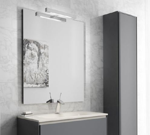 Aqualine VERONICA LED svítidlo, 6 W, 300x30x115 mm, IP44, chrom E26891CI