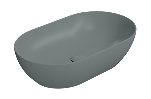 GSI PURA keramické umyvadlo na desku 60x37cm, agave mat 883404