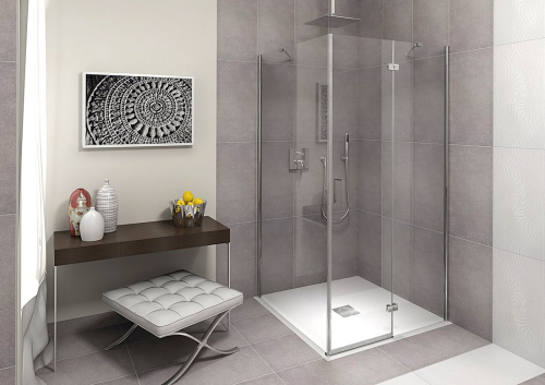 Polysan FLEXIA vanička z litého mramoru s možností úpravy rozměru, 100x100cm 71552