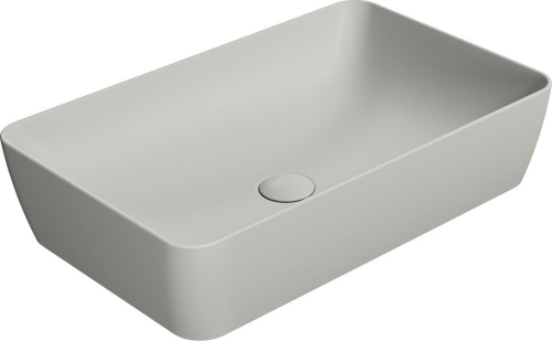 GSI NUBES keramické umyvadlo na desku 60x38cm, cenere mat 903617
