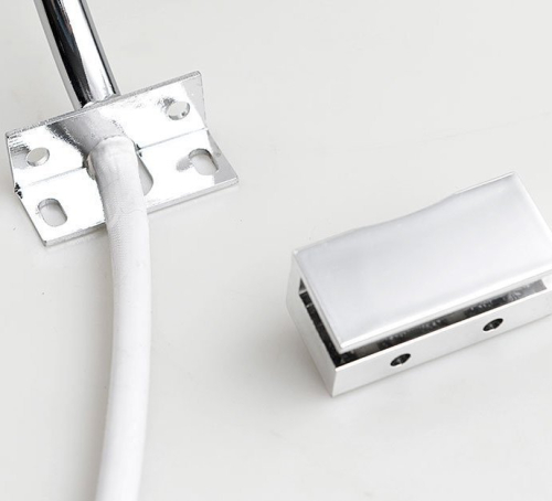 Aqualine ANDREA LED svítidlo, 5 W, 284x32x134 mm, IP44, chrom E26716CI