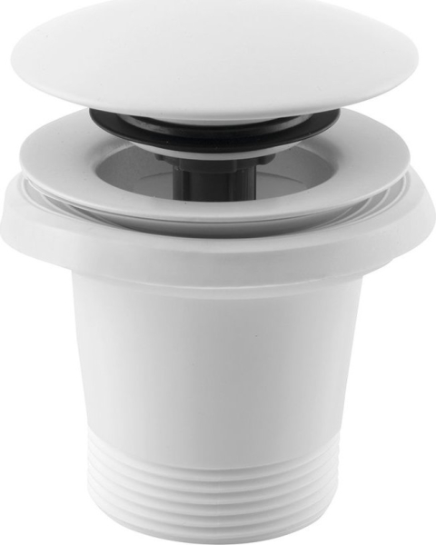 Polysan Vanová výpust 6/4", click-clack, bílá mat 71704W