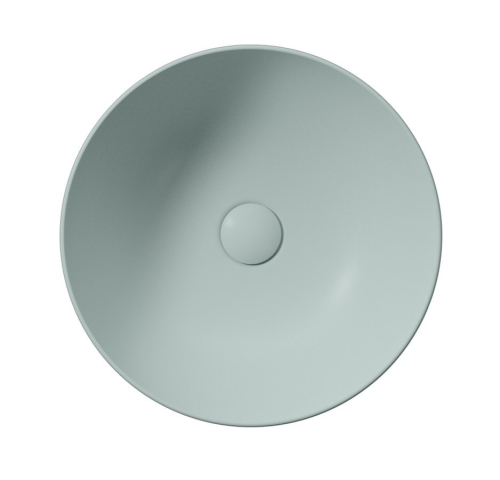 GSI PURA keramické umyvadlo na desku, průměr 42cm, ghiaccio mat 885115