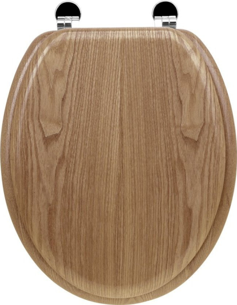 Aqualine AQUALINE WC sedátko, dub 1705-10