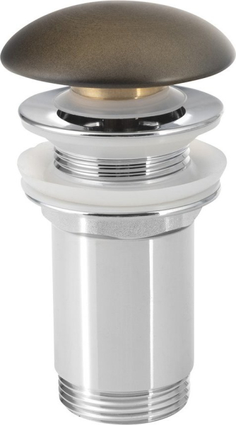 Sapho PRIORI umyvadlová výpust 5/4“, click-clack, keramická zátka, 10-50mm, bronz PV032