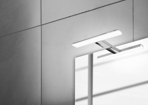Sapho FELINA LED svítidlo, 8W, 308x15x112mm, IP44, chrom FE030