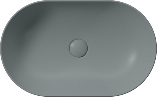 GSI PURA keramické umyvadlo na desku 60x37cm, agave mat 883404