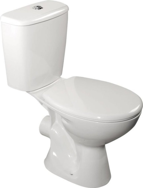 Aqualine JUAN WC kombi, dvojtlačítko 3/6l, zadní odpad, bílá LC2154