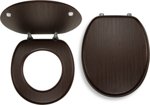 Novaservis Sedátko dýhované wenge MDF WC/WENGE