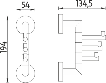 Nimco UNIX Háček otočný UN 13099-26