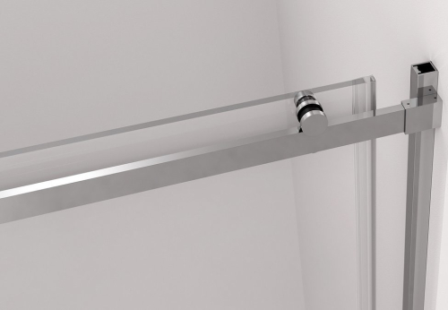 Polysan THRON ROUND sprchové dveře 1300 mm, kulaté pojezdy, čiré sklo TL5013-5005