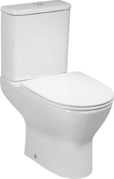 Bruckner DARIO WC kombi, Rimless, spodní/zadní odpad, bílá 201.431.4