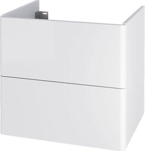 Mereo Siena, koupelnová skříňka 60 cm, bílá lesk CN410S
