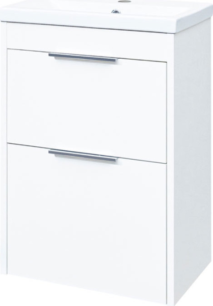 Mereo Vigo, koupelnová skříňka s keramickým umyvadlem 51 cm, bílá CN310