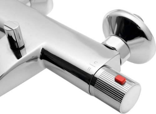 Aqualine ACTION nástěnná vanová termostatická baterie, chrom MB106